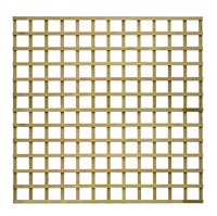6'x1' Square Trellis - traditional square type trellis panel for partial screening. Can also be used for plant support or can add height to existing fence panels.