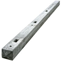 2.4mtr Mortice Concrete Post - is used in the construction of featheredge fencing system in conjunction with arris rail, featheredge strips and gravel boards.