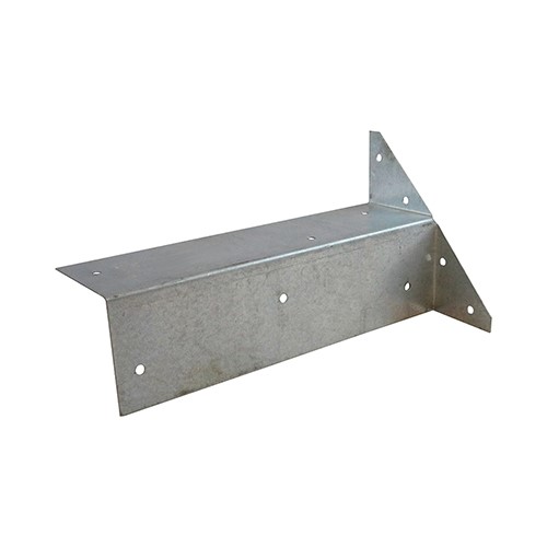 Arris Rail brackets are Suitable for securing arris rails to a square fence post when building feather edge fencing or to repair a wooden arris rail to an existing post.