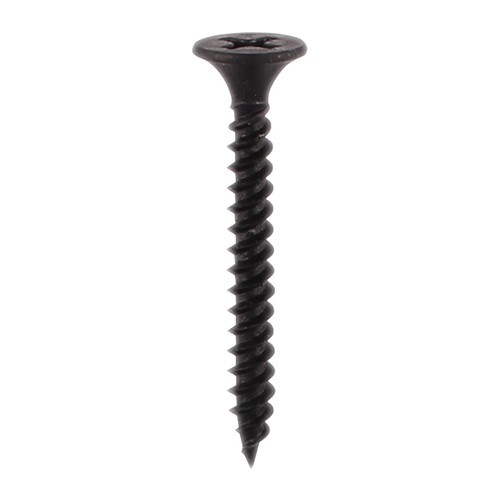 Timco Drywall Screws BLK PH2 4.2x75mm - Used to secure plasterboard to wall/ceiling track systems with a max. of 0.6mm thickness.