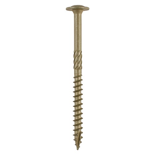 Designed as an alternative to the traditional coach screw mainly used for timber to timber applications. Wafer head for improved clamping and a low profile finish. Coated with a patented multi-layer corrosion resistant plating to withstand 1,000 hours salt spray test, this screw is ideal for external applications.