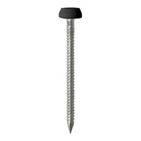 Impact and UV resistant A4 Stainless Steel polymer headed nails. Used for fixing soffits, fascias, roofline trims and where other aesthetic fixings are required.
