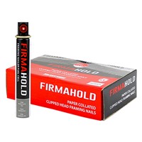 For use in structural applications using high quality paper collation for reduced nail jams. Rust protection to comply with building regulations and meet with service classes.
• 34° collation angle
• Diamond point for maximum penetration
• Clipped head to increase the number of nails per strip and therefore reduce tool loading times
• Suitable for indoor applications
• Conforms to Eurocode 5 and Service Class 1
• Ring shank type