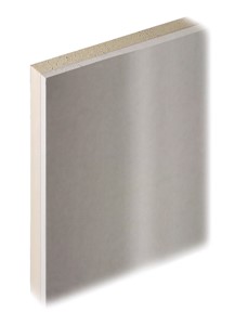 Thermal Laminate 2400x1200x37.5mm PIR - PIR Laminate Is A Layer Of PIR Insulation Bonded To A 9.5mm Wallboard. Offers the highest thermal performance (Thermal Conductivity: 0.023W/mK), reducing the thickness required. This cost-effective solution is ideal for use in refurbishment, new build and room-in-roof situations where an enhanced level of thermal insulation is required.