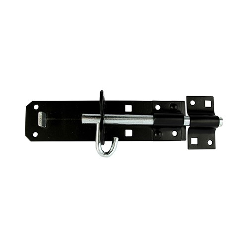 Brenton padbolts are used for securing flush mounted gates and shed doors in domestic and light commercial applications. They are padlockable and fixed with carriage bolts for added security. TIMCO fixings included.