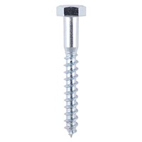 A traditional heavy duty woodscrew mainly used for timber to timber applications, attaching ironmongery to timber or into masonry with the use of a nylon plug. Pilot drill holes may be required into certain hardwoods. NOTE: Thread length is 2/3 of the overall length screw. E.G. 100mm = 60mm thread length (approx.).