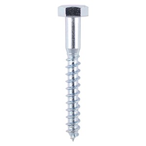 A traditional heavy duty woodscrew mainly used for timber to timber applications, attaching ironmongery to timber or into masonry with the use of a nylon plug. Pilot drill holes may be required into certain hardwoods. NOTE: Thread length is 2/3 of the overall length screw. E.G. 100mm = 60mm thread length (approx.).