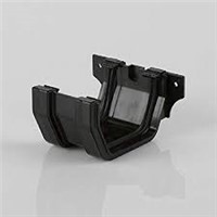 Union brackets are used to connect two length of gutter together.  Either end clips on to the union bracket securely and with ease.