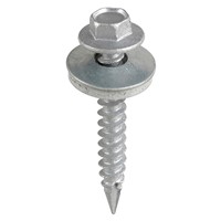 Designed to attach sheet metal (Max. 0.9mm) to timber. Slash point for easy "pick-up".
• Exterior plating gives a reliable and durable corrosion resistant coating which resists 1,000 hours salt-spray
• Single slash point to reduce torque and the risk of timber splitting at low edge distance