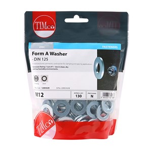 A traditional and commonly used washer for clamping and spacing applications.

• Plated in Trivalent Chromium (Cr3) Zinc