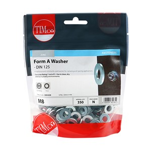 A traditional and commonly used washer for clamping and spacing applications.

• Plated in Trivalent Chromium (Cr3) Zinc