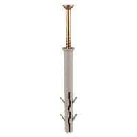A versatile and reliable fixing for attaching framework to brick, block, stone, masonry and concrete.

• Anti-rotation lugs help prevent turning during installation
