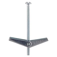 A cavity fixing that is ideal for overhead installations. The wings spread the load over a wider area making them more suited for heavier loads.