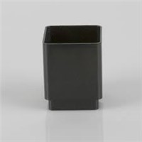 Pipe connector fitting is used to connect two lengths of downpipe together and acts as a joint.
