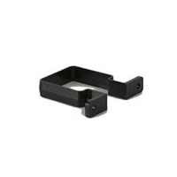 Pipe Bracket  clips on around the downpipe and can be  screwed into either timber, brickwork or blockwork to support the downpipe  and stop any movement occurring.