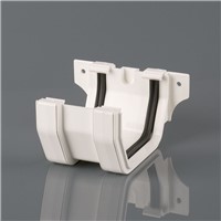 Union brackets are used to connect two length of gutter together.  Either end clips on to the union bracket securely and with ease.