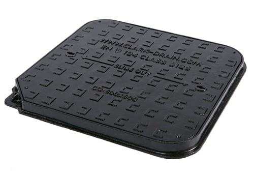 600x600x40mm Solid Top Ductile iron Cover &amp; Frame used in driveways and pavement applications.