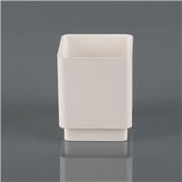 Pipe connector fitting is used to connect two lengths of downpipe together and acts as a joint.