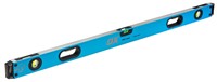 The Ox  Pro Level 1200mm has a life time warranty on the vials, shock proof end caps that are polypropylene & TPR end caps with air cushioned PVC shock absorbers. For better readability, the level has a magnified horizontal acrylic vial.
