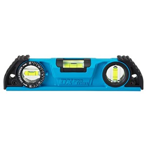 The OX Pro Heavy-Duty Torpedo Level is perfect for ensuring accurate level measurements in tight and compact spaces. Featuring 3 unique shock proof vials with lifetime warranty displaying ultra-accurate level measurements and tough rubber end caps to help absorb bumps and scrapes on the worksite. An intelligent V groove on the underside allows easy placement on curved surfaces while the rare earth magnets ensure ultimate hold. Accurate to &lt;0.0005&quot;/&quot; (0.5mm/m).