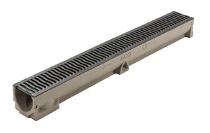 Manufactured from Vienite&#174;, ACO’s high strength recycled polymer concrete material, ACO RainDrain&#174; B 125 is suitable for vehicle traffic up to Load Class B 125.  The high quality ACO RainDrain&#174; B 125 channels interlock, allowing for quick and easy installation. ACO RainDrain B 125 comes complete with a cast iron grating making it ideal for driveway applications.