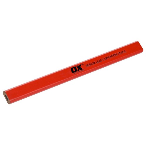 The Ox carpenter pencils are designed to offer a comfortable grip compared to standard pencils due to their large surface area.  The medium lead is ideal for marking on a variety of surfaces such as concrete, timber or stone.  These pencils are made with premium quality materials for stability and sharpness ideal for the construction and woodworking environments.  10 pencils in pack