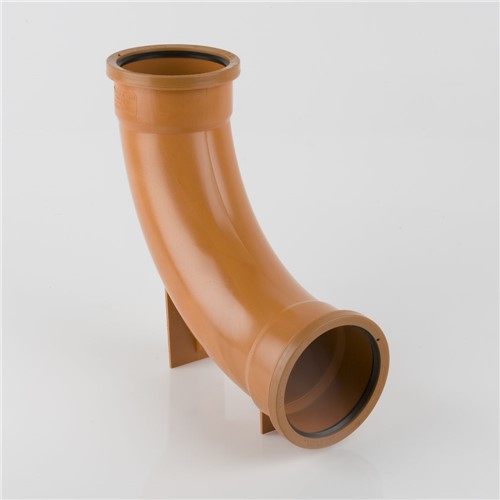 Underground 110mm x 90o Rest Bend Double Socket