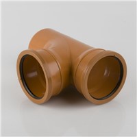 Underground 110mm x 'T' Junction Double Socket