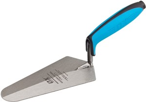 The OX Plastering Trowel comes with a soft dura-grip handle with finger protection, for enhanced comfort. It is has a well-balanced design that makes it a great finishing tool especially for plastering work.  The OX Gauging Trowel is very flexible and lightweight, and can be transported with ease and is made from high-quality carbon steel.  The OX Bricklaying Gauging Trowel is put through a heat treatment process, which increases the blade&#39;s ductility, machinability, and increases its impact strength and has a tough, robust construction that incorporates high quality and durability.