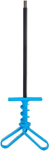 The OX Multi-mixing Paddle provides a smooth finish in almost no time, due to its light and easy mixing blades.  The rubber mixer blades and compact construction of the OX Pole M8 Mixing Paddle makes up for an easy and quick stir with a smoother finish.  Now no more chasing your mix around, just hold the Mixm8 in the centre of the bucket and let the blades do the work.  The 14mm Threaded M14 shanks of the adhesive OX Pole M8 Mixing Paddle are compatible with a two-handed mixer as well.