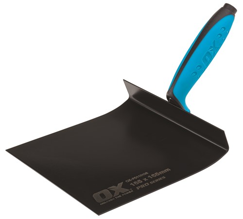 he OX Pro Harling Trowel is a perfect tool for laying pebbles onto wet mortar efficiently in order to get a pebble dash finish as the handle of the Pro Harling Trowel is designed ergonomically using OX&#39; Dura Grip to give you a comfortable grip.   The blade of the Pro Harling Trowel is 165 x 165 mm which is more than adequate to scoop pebbles and concrete efficiently.  The blade and the handle of the Pro Harling Trowel are designed to get your work done quickly and with minimal effort.