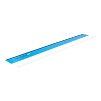 The blade of the OX Speed skim Semi flexible plastering rule is made using high grade plastic that is built to Last, making the tool corrosion free and durable.  The unique flexibility of the OX Speed skim plastering system outperforms all other conventional featheredge's and Darby's, allowing the plaster to achieve flatter and faster finishes.  The ergonomic handle of the OX Speed skim Semi flexible rule offers a comfortable grip, thus reducing hand fatigue.  The Speed skim Semi flexible plastering rule is compatible with all Gypsum based plasters (hand and spray applied), traditional sand & cement renders and insulated rendering systems.