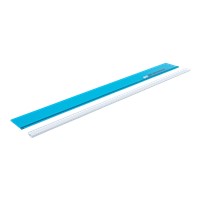 The blade of the OX Speed skim Semi flexible plastering rule is made using high grade plastic that is built to Last, making the tool corrosion free and durable.  The unique flexibility of the OX Speed skim plastering system outperforms all other conventional featheredge's and Darby's, allowing the plaster to achieve flatter and faster finishes.  The ergonomic handle of the OX Speed skim Semi flexible rule offers a comfortable grip, thus reducing hand fatigue.  The Speed skim Semi flexible plastering rule is compatible with all Gypsum based plasters (hand and spray applied), traditional sand & cement renders and insulated rendering systems.