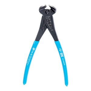 The handle of the OX Wide Head End Cutting Nipper comes with a PVC dura-grip which makes the tool slip-resistant and comfortable to work with and are made out of high quality carbon steel and it is drop-forged, which gives strength and durability to the nippers and makes them rust free.  The OX Wide Head End Cutting Nippers are individually hardened and have sharpened jaws as compared to a carpenters pincer. The flat bladed head of the Nipper lets you cut close against the surface without digging into it.  The OX Wide Head End Cutting Nippers are used for cutting different sized wires, springs, nails, rivets and bolts. You can also use them to twist and cut wires in one go.