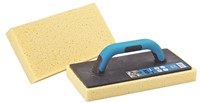 The OX Sponge Float has soft handles for a good grip and enhanced comfort and the hydro-sponge pads used in the float are 300mm in size and they are highly absorbent.  The OX Sponge Float comes with replacement pads, making this a practical tool that can be used efficiently.  The OX Sponge Float are used for sponging the grout and also remove the trowel marks off the surface.   The OX Sponge Float comes in the following dimension - 9.5 x 14 x 38.5 cm.