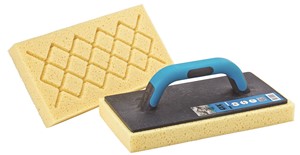 The OX Sponge Float comes with replacement pads, making this a practical tool that can be used efficiently.  The OX Sponge Float are used for sponging the grout and also remove the trowel marks off the surface.  The OX Profiled Sponge Floats have sculptured grooves in the sponge pads. This makes it easy to clean the floats after using them and has soft handles for a good grip and enhanced comfort.  The hydro-sponge pads used in the float are 300mm in size and they are highly absorbent.