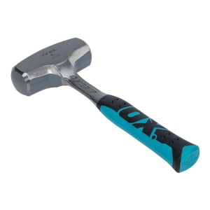 The long handle OX Club Hammer is structured and designed for various applications like destruction work, breaking through dry walls, masonry walls, mining operations and much more.  The OX Club Hammer has a robust construction and comes with a high quality heavy-duty hardened steel head for maximum strength.  The steel forged OX Club Hammer comes with a non-slip grip handle which offers a unique shock resistant feature and provides enhanced comfort while using the tool.   The OX Demolition Hammer weighs about 3 lb / 1.3 kg and works well in diverse conditions without any hassle.  The OX Dead Blow Hammer has a precision-ground striking face to offer good shock absorption and prevent accidents.