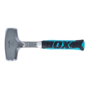 The long handle OX Club Hammer is structured and designed for various applications like destruction work, breaking through dry walls, masonry walls, mining operations and much more.  The OX Club Hammer has a robust construction and comes with a high quality heavy-duty hardened steel head for maximum strength.  The steel forged OX Club Hammer comes with a non-slip grip handle which offers a unique shock resistant feature and provides enhanced comfort while using the tool.   The OX Demolition Hammer weighs about 3 lb / 1.3 kg and works well in diverse conditions without any hassle.  The OX Dead Blow Hammer has a precision-ground striking face to offer good shock absorption and prevent accidents.