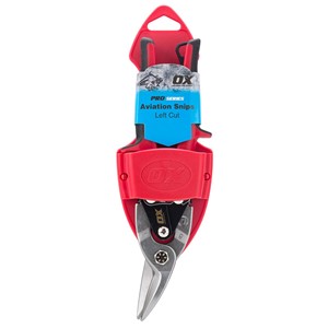 OX&#39;s Aviation Snips are made using premium quality material and are heavy duty, durable, robust and made to last.  The wire cutter pliers are made using heavy-duty heat-treated alloy jaws for increased cutting capacity, that delivers clean, neat and professional cuts every time and the innovative auto release mechanism of the OX Aviation Snips enable fast one-handed operation and ease of use.  The easy to grip silicone handles offer a comfortable and non-slip grip. The handles are sturdy for added convenience.