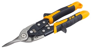 OX&#39;s Aviation Snips are made using premium quality material and are heavy duty, durable, robust and made to last.  The wire cutter pliers are made using heavy-duty heat-treated alloy jaws for increased cutting capacity, that delivers clean, neat and professional cuts every time and the innovative auto release mechanism of the OX Aviation Snips enable fast one-handed operation and ease of use.  The easy to grip silicone handles offer a comfortable and non-slip grip. The handles are sturdy for added convenience.