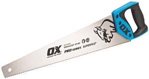 The OX Long Saw Blade comes with an integral angle stop for 45&#176; and 90&#176; degrees which are built into the handle for enhanced precision.  The blade of the OX Long Saw Blade has hardened teeth for fine and fast cuts, and the handsaw blade cuts with thrust and drag. This helps you to make quick and fine cuts on all types of wood consistently.  The strong build of the OX Long Saw Blade gives better stability to the tool and helps the user to make precise cuts. The OX Long Saw Blade is made using high-quality materials for better performance and sharpness.