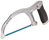 The Junior Hacksaw Blades are designed and structured to cut through various materials like wood, metal, plastic, steel etc. with ease.   The Small Hacksaw Blade is made of premium quality & heavy duty steel material to resist bends and breaks to a great extent, ensuring durability and sustainability of the tool.  The Hand Hacksaw comes with multiple angle setting and can be adjusted with a backnut to make it compatible to use across various materials.  This Fine Tooth Hacksaw Blade has a comfortable bi-grip handle to ensure a firm grip and reduce hand fatigue while in use.