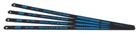 The OX heavy duty Hacksaw Blades are portable and lightweight. The blades are extremely multi-purpose and can be used outdoors as well as indoors on any surface.   The OX Hacksaw Blades has a high-speed tooth strip on a flexible back for greater resistance against tooth strip page and it also increases the blades longevity.  The OX Hacksaw Blade has a tough robust construction that incorporates high quality and consistent sharpness.  The OX Hacksaw Blades comfortable grip design is also slip-resistant. The sharp Blade of the Hacksaw is easy to replace and makes quick work of small cutting tasks.