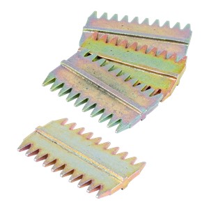 The ox pro scutch combs are the perfect tool for preparation of surface prior to rendering.  These scutch combs will fit either a scutch  comb holder or scutch  comb hammer.  Comes in pack of 4