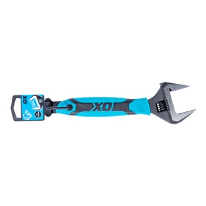 The OX PRO Series Wrench has an adjustable jaw that can expand up to 38mm in width.  The head of The OX Pro Extra Wide Jaw Adjustable Wrench is slim, and the tips are pointed so that it can be used comfortably in narrow spaces as well. The jaw has a measurement scale engraved for precision.  The OX Pro Extra Wide Jaw Adjustable Wrench is precision hardened for extreme durability.  The wrench is fitted with DURA GRIP Soft Handle to give you an anti-slip grip - giving you better control.  The adjustable jaw with a slim head and measurement scale makes the OX PRO Series Wrench suitable for plumbing sanitaryware, wash basins, tube nut disassembly, gas industry work, etc.