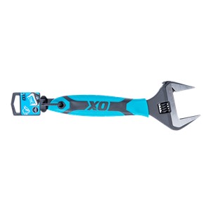 The OX PRO Series Wrench has an adjustable jaw that can expand up to 50mm in width.  The head of The OX Pro Extra Wide Jaw Adjustable Wrench is slim, and the tips are pointed so that it can be used comfortably in narrow spaces as well. The jaw has a measurement scale engraved for precision.  The OX Pro Extra Wide Jaw Adjustable Wrench is precision hardened for extreme durability.  The wrench is fitted with DURA GRIP Soft Handle to give you an anti-slip grip - giving you better control.  The adjustable jaw with a slim head and measurement scale makes the OX PRO Series Wrench suitable for plumbing sanitaryware, wash basins, tube nut disassembly, gas industry work, etc.