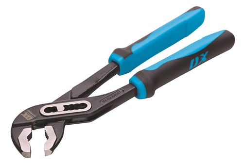 The OX Pro Water Pump Pliers have adjustable jaws that adapt to pumps of different sizes and are perfect for turning &amp; holding nuts, bolts, and pipes.  The OX Slip-Lock Water Pump Plier is made using high-quality chrome vanadium steel for enhanced durability and longevity.  The OX Tongue and Groove Pliers come with strong dura-grip comfortable handles to prevent any injury &amp; highly reduces the effort on the hands while using the tool.  The OX Water Pump Plier is 10 inches / 250 mm in length and can be used as per your requirement without any hassle.