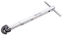 The Long Reach Adjustable Basin Wrench uses reversible spring-loaded action jaws that can be swivelled to fit onto the nuts automatically and comes in 4 different adjustment sizes, that helps the tool extend to spaces like behind the basin and sinks as well as hard to reach spaces.  The OX Nut Wrench is compatible with most of the nuts in the size of 10-32 mm.  The heavy duty OX Under Sink Faucet Wrench uses high-grade material for enhanced longevity and durability.  The OX Adjustable Basin Wrench comes with a telescopic shaft, that can extend and retract while in use. The wrench functions flawlessly across a variety of tasks like tightening, loosening back nuts and union nuts of pillar and bath taps located behind basins, sinks and baths.