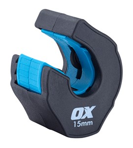 The OX Ratchet Copper Pipe Cutter is the perfect tool for cutting copper pipes with ease and precision. It delivers fast, clean and hassle-free cutting with greater accuracy and minimum effort and is designed to cut pipes located in confined spaces and works perfectly well in diverse conditions.  The OX Ratchet Copper Pipe Cutter has a strong build quality to withstand the rigors at the worksite as well as through tough weather conditions, ensuring complete value for money.  The simple and easy to use tool can efficiently cut a 15mm pipe with ease. It is fully automatic which makes it extremely convenient to use.