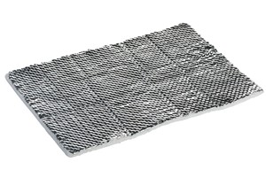 The OX pro plumbers protective heat mat is a fully flexible foil back mat allowing freedom of movement and adjustment around the area of heat eliminating crumbling.  The OX protective mat has a high degree of flame protection and will withstand temperatures up to 1000c.  Mat size 300mm x 210mm.